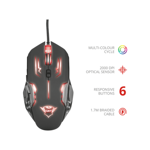 Trust Gaming GXT 108 Rava Illted Gaming Mouse (Photo: 5)